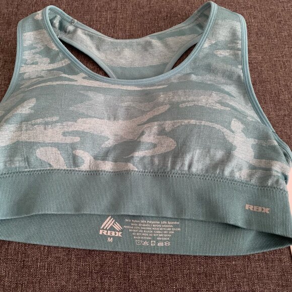 RBX Active Women's Racerback Low Impact Camo Sports Bra - Picture 4 of 12